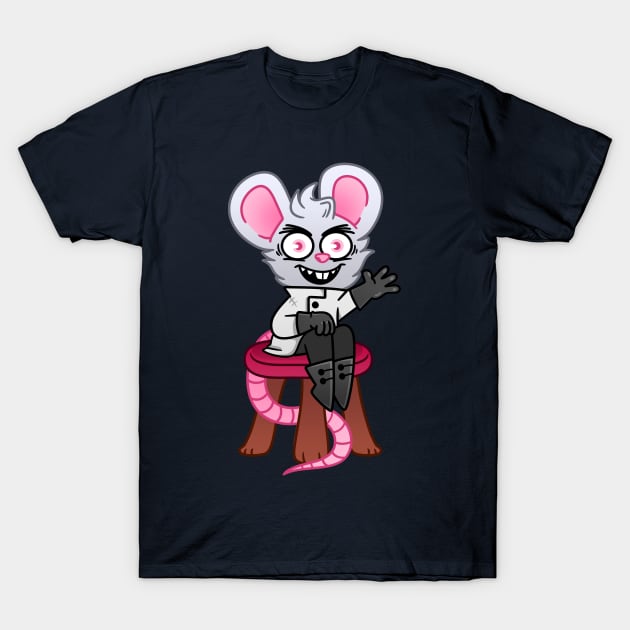 Dr Catnip waving T-Shirt by Get A Klu Comics